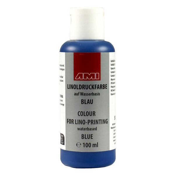 Linoldruckfarbe  100ml blau