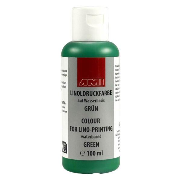 Linoldruckfarbe  100ml grün