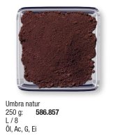 Studienpigmente 250g Umbra natur