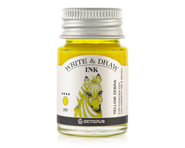 Octopus Write and Draw Ink ,10ml 380 Yellow Zebra