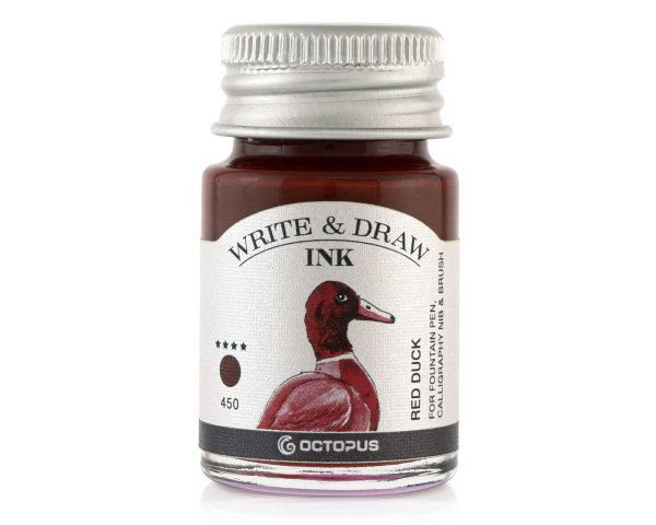 Octopus Write and Draw Ink ,10ml 450 Red Duck