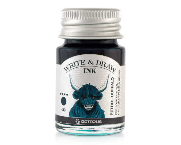 Octopus Write and Draw Ink ,10ml 419 Petrol Buffalo