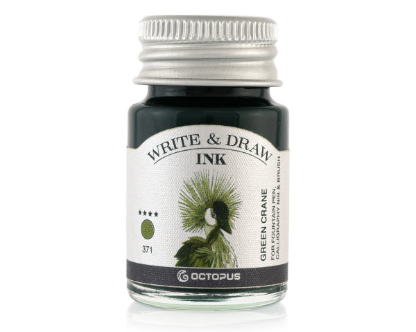 Octopus Write and Draw Ink ,10ml 371 Green Crane