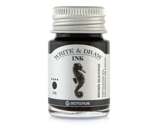 Octopus Write and Draw Ink ,10ml 478 Brown Seahorse