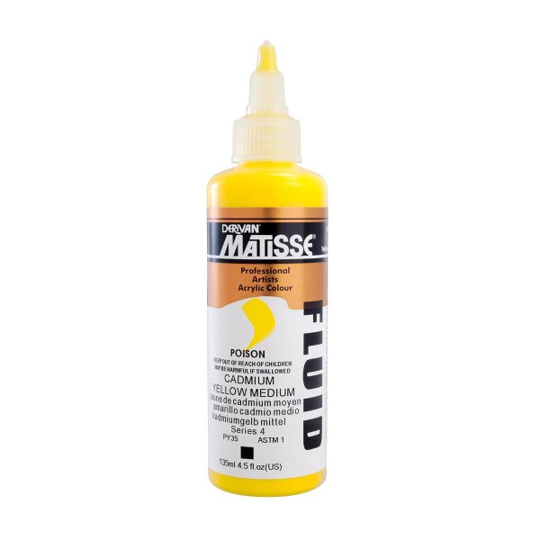 DM Fluids 135ml Cadmium Yellow Medium