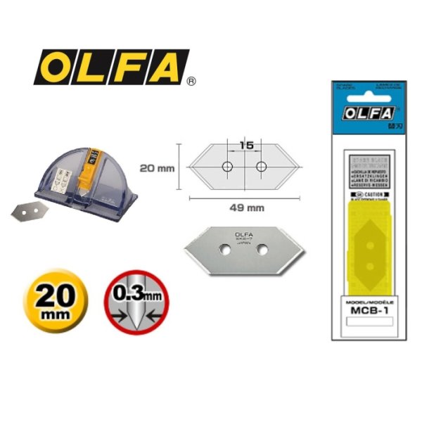 Olfa Ersatzklinge MCB-1