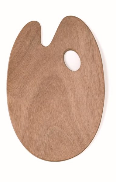 Holzpalette 5mm oval  18x27cm