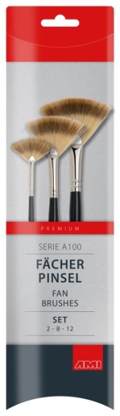 Fächerpinsel A100 Set