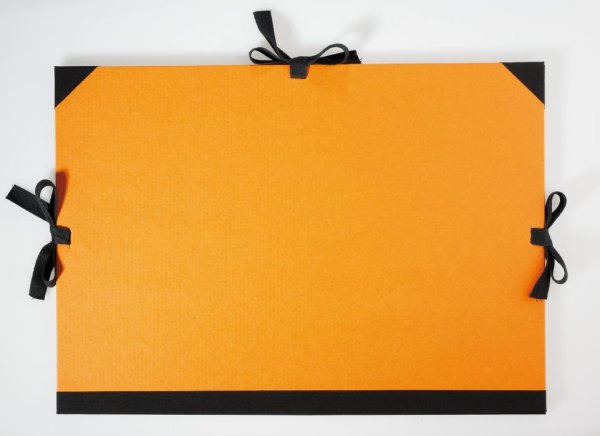 Zeichnungsmappe 45x66cm Orange