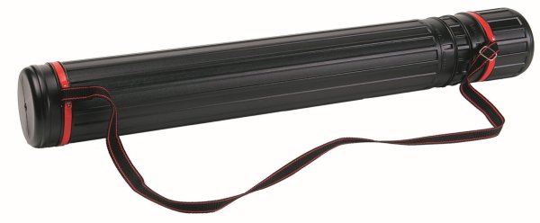 Zeichnungsrolle schwarz,  77-126cm