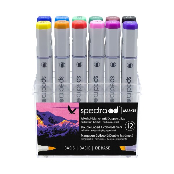 Spectra AD Marker Set Basic 12, Box