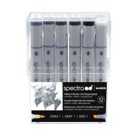 Spectra AD Marker Set Cool Gray 12, Box