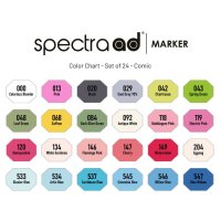 Spectra AD Marker Set Comic 24