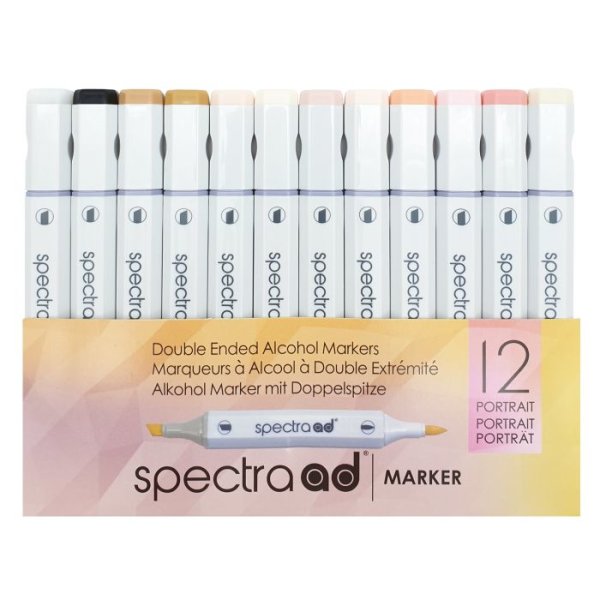 Spectra AD Marker Set Portrait 12, Etui