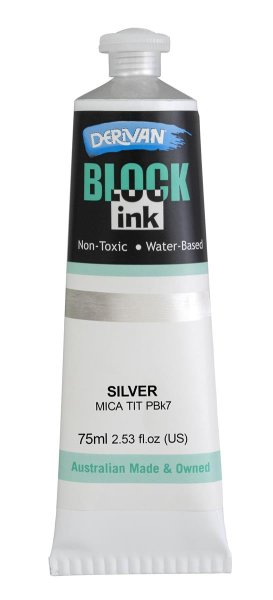 BLOCK INK 75ML SILVER