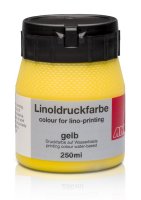 Linoldruckfarbe 250ml gelb